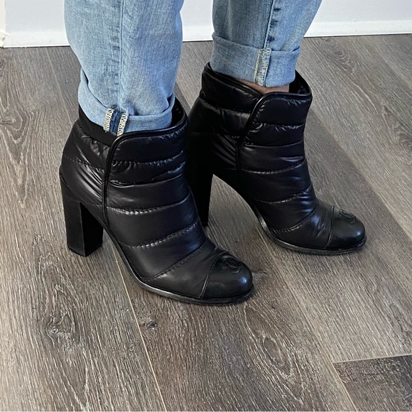 Chanel Puffer Ankle Boots - - Picture 2 of 8